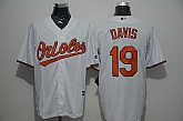 Baltimore Orioles #19 Chris Davis White New Cool Base Stitched Baseball Jersey,baseball caps,new era cap wholesale,wholesale hats